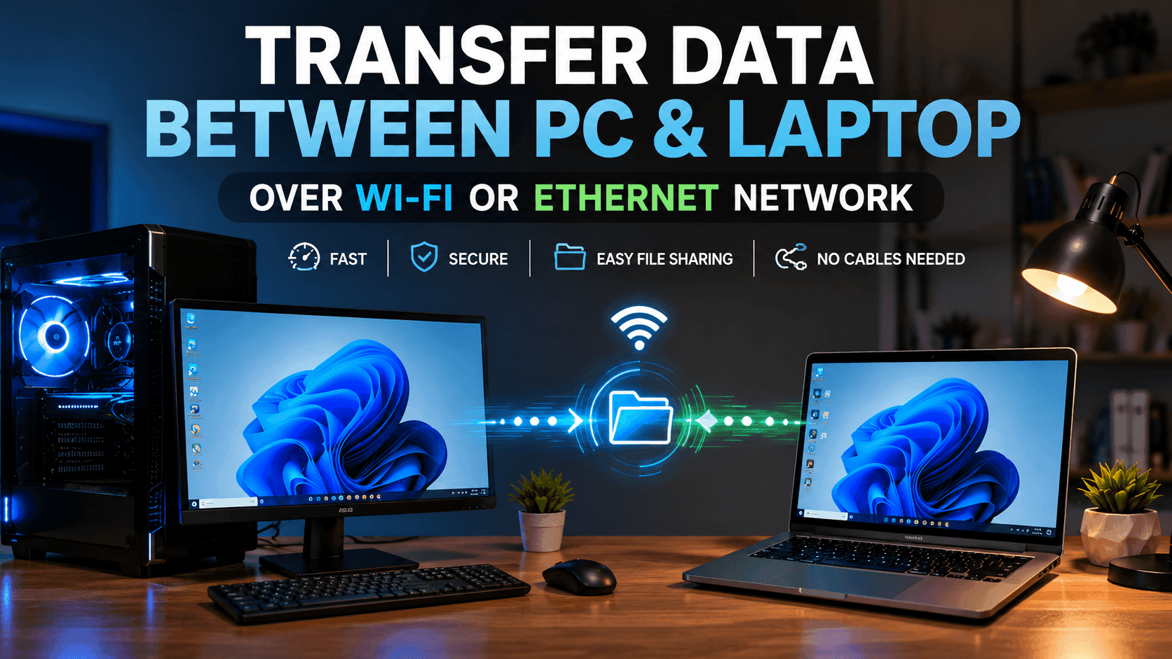 How to Transfer SSD/HDD Data Between a PC and Laptop Over the Same WiFi or Ethernet Network
