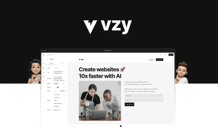 Vzy Lifetime Deal: AI Website Builder (Deal $59)