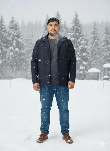 A photo background altered to show dramatic weather effects.