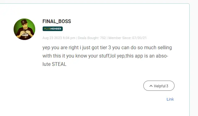 A third set of positive user reviews and platform feedback.