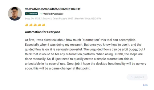 Authentic user reviews showcasing positive experiences with TaskMagic automation software
