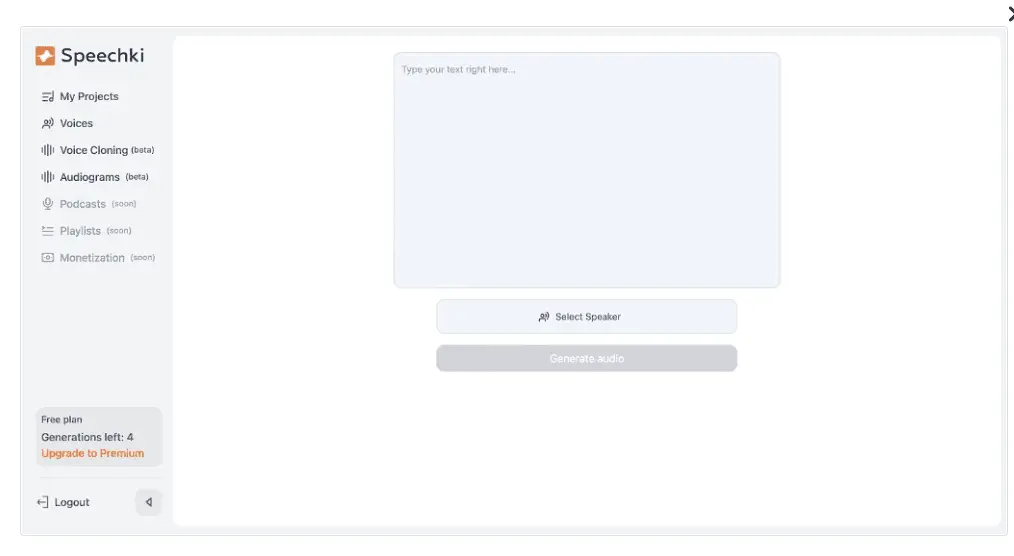 Comparison chart showing benefits of using Speechki for voice generation