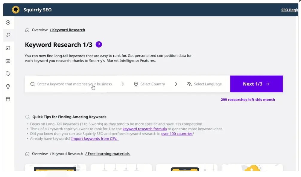 Comparison chart showing why Squirrly SEO stands out from competitors