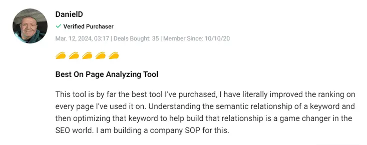 Customer feedback highlighting the most loved features of Textfocus