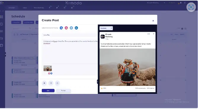 Dashboard showing organized file storage and image management system