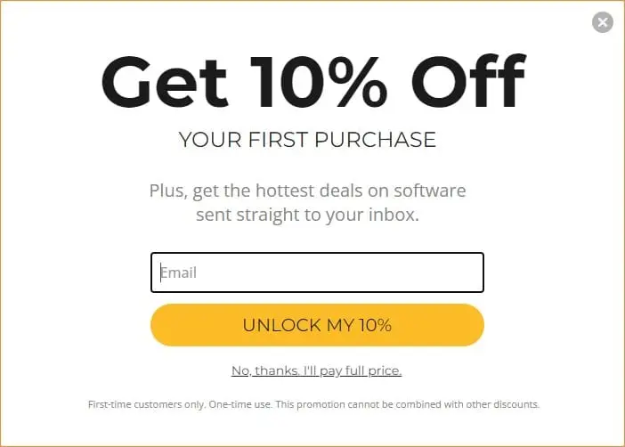 Promotional banner offering a ten percent discount on Botsheets services