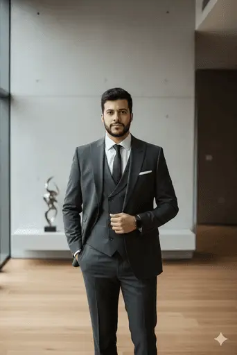 Elegant executive portrait designed to make a powerful first impression