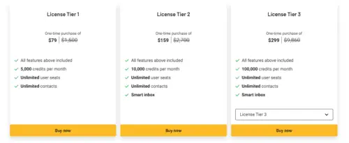 Exclusive discounted lifetime deal pricing for SMS-iT CRM on AppSumo.
