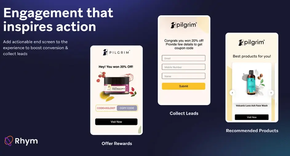 Explanation of Rhym's user-friendly interface requiring no technical coding skills.