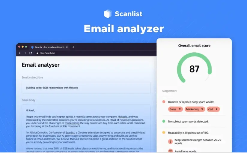 Key reasons to invest in the Scanlist platform.