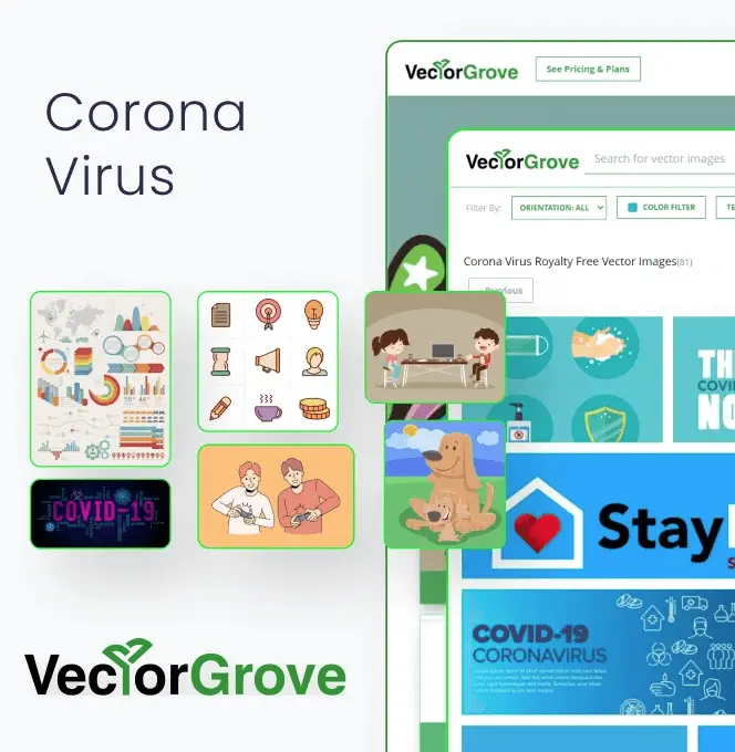 List highlighting key features and tools available on VectorGrove.