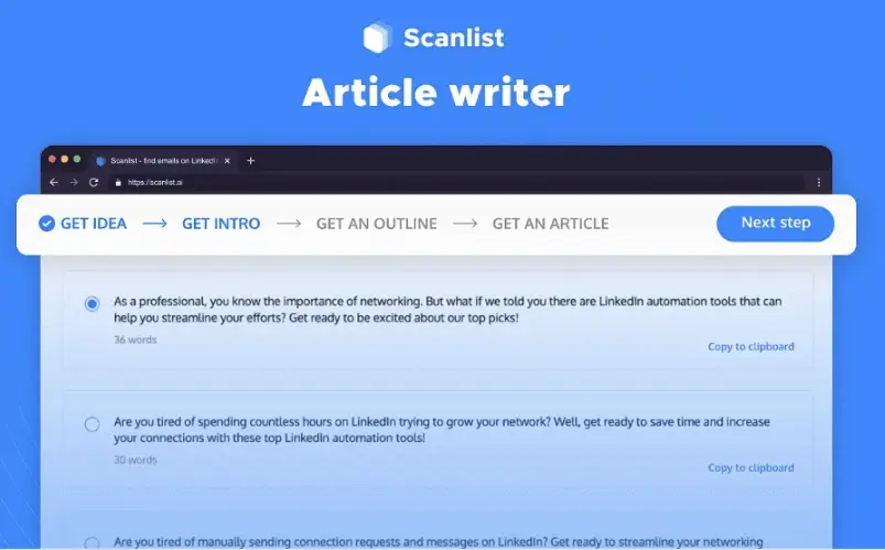 List of target audiences who benefit from Scanlist.