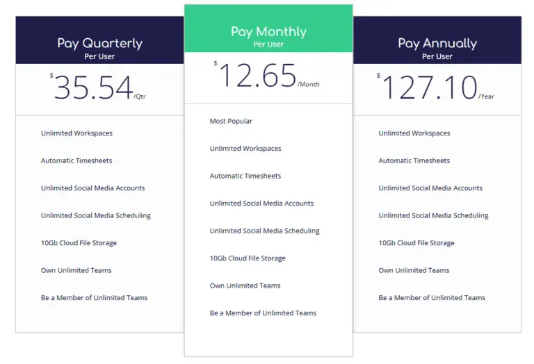 Official pricing table for Kirmada subscription and lifetime plans