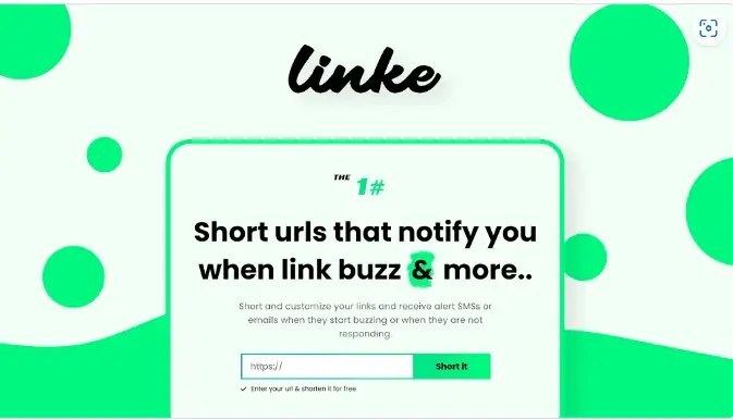 Overview of Linke link management and tracking software features