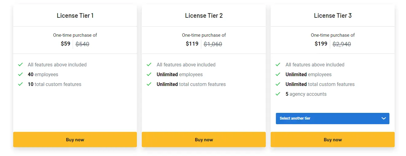 Pricing plans and lifetime deal options for Trafft software.