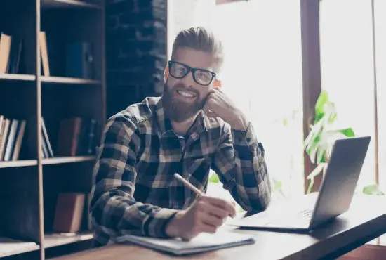 Professional freelance writer profile page on the Fiverr marketplace platform