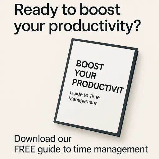 Promotional social media poster advertising a free downloadable guide.