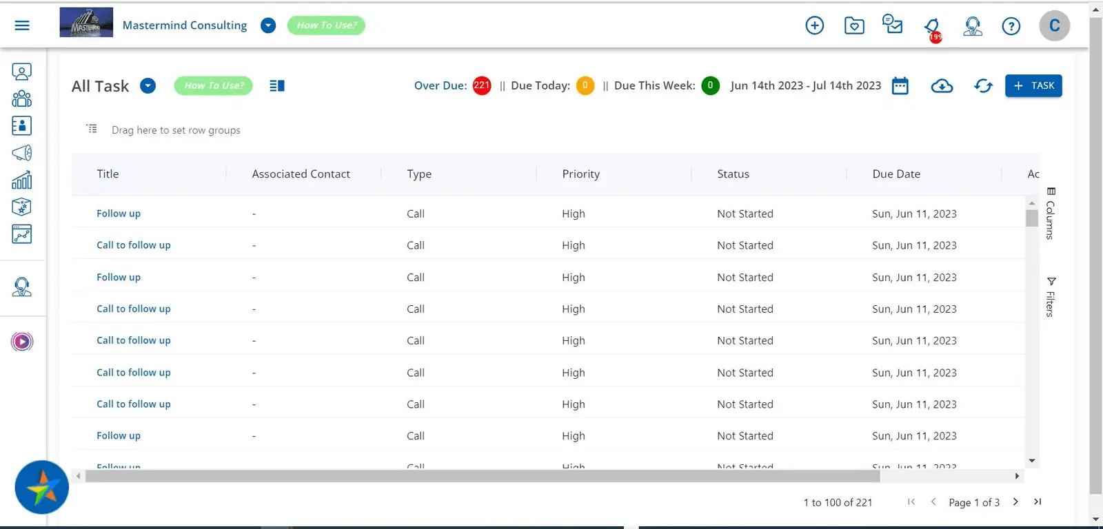 Team collaboration and project management tools interface