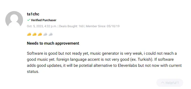 User review highlighting the benefits of Speechki text-to-speech software