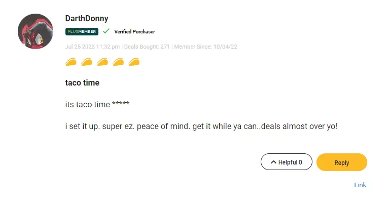 User testimonial praising the customizable cookie consent banner features
