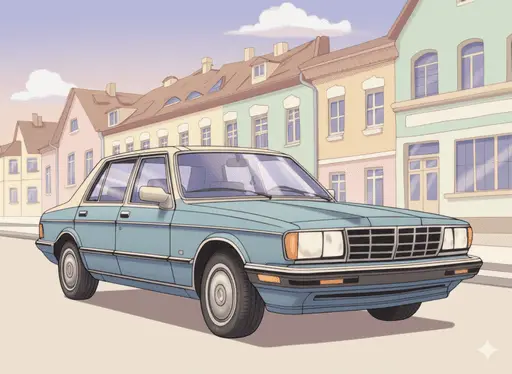 Vibrant anime style illustration of a wrecked house and car