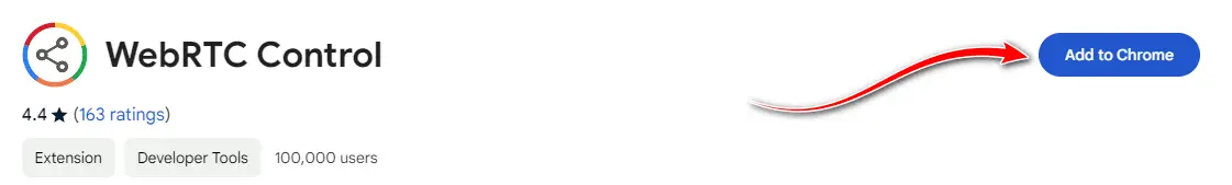 WebRTC Control extension settings to prevent IP address leaks online