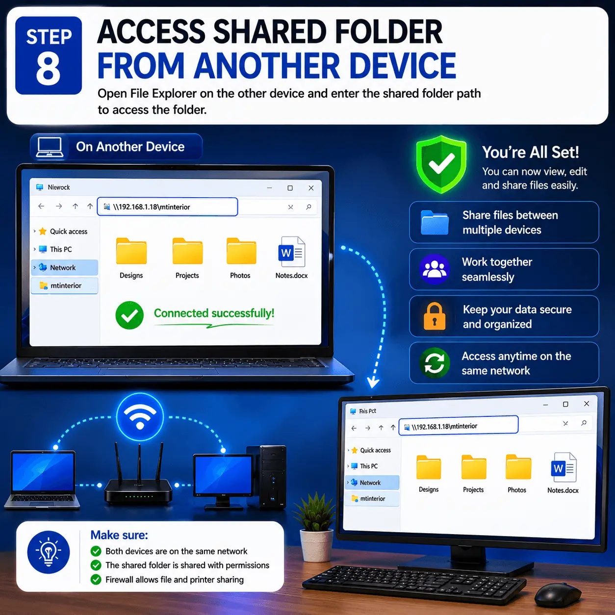 Windows Security dialog box prompting for network credentials to connect