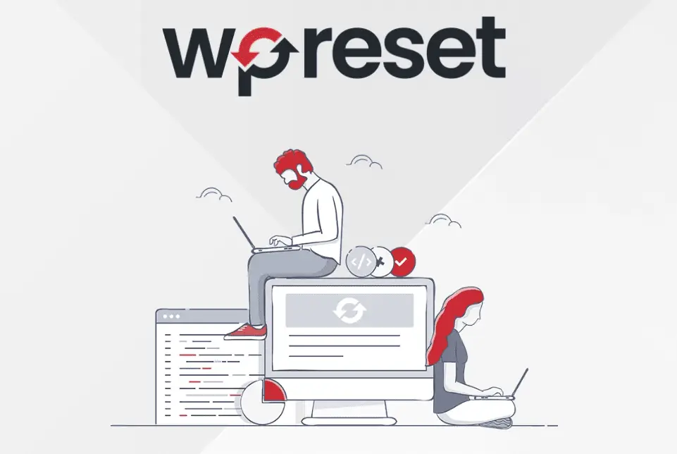 WP Reset lifetime deal promotional banner highlighting website management features