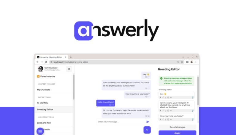 Answerly Lifetime Deal: AI-Powered Chatbot Excellence