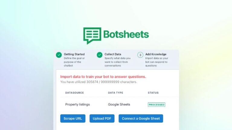 Botsheets Lifetime Deal: The Future of AI-Powered Customer Engagement