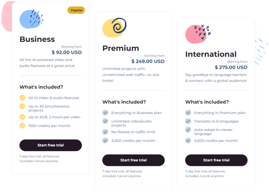 OneTake AI Official Pricing