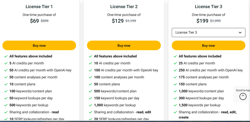 Pricing and Plans